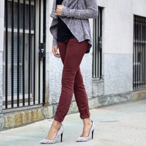 3 for $30 | Lucky Brand Brooke Legging Jeans in Burgundy